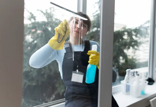 Nettoyage de vitres intérieures et extérieures à Mantilly